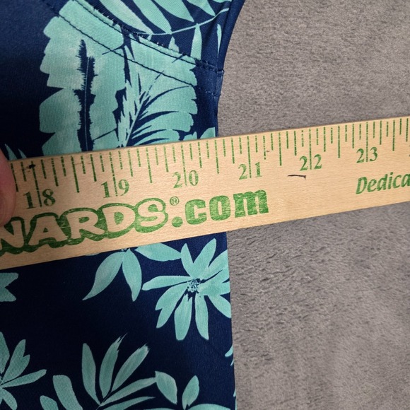 Vineyard Vines Polo Mens Small Blue‎ Floral Hawaiian Printed Performance Stretch - Picture 8 of 9